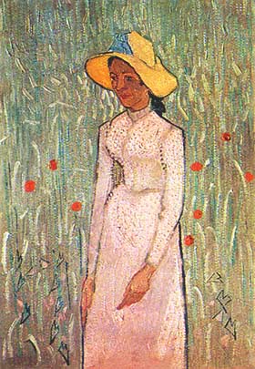 Vincent van Gogh, "Girl in White (Ragazza in bianco)", 1890, National Gallery of Art, Washington (DC)