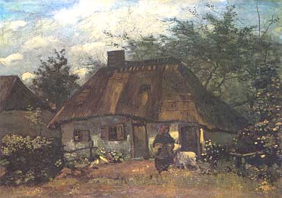 Vincent van Gogh, "La Chaumière", 1885, Städelsches Kunstinstitut, Francoforte (Frankfurt)