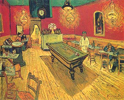 Vincent van Gogh, "Café de Nuit", 1888, Yale University Art Gallery, New Haven (CT)