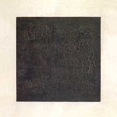 Kasimir Malevich, "Black Suprematist Square (Quadrato suprematista nero)", 1914-15, Galleria Statale Tretyakov (State Tretyakov Gallery), Mosca