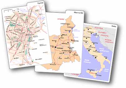 Mappe: carte geografiche e piante di città