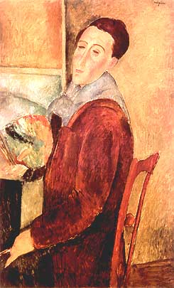 Amedeo Modigliani, "Autoportrait (Autoritratto)", 1919, Museu de Arte Contemporãnea (MAC) da Universidade de São Paulo (USP), San Paolo (São Paulo)