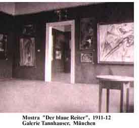 Galerie Tannhauser di Monaco: mostra del "Blauer Reiter" (1911-12)