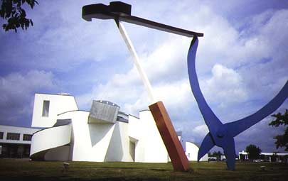 L'edificio del Vitra Museum presso Weil am Rhein