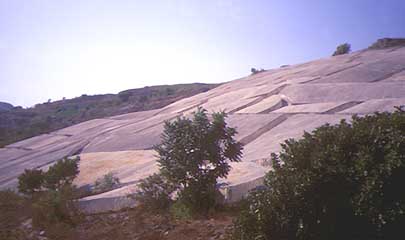 Alberto Burri, "Grande Cretto di Gibellina", veduta d'insieme