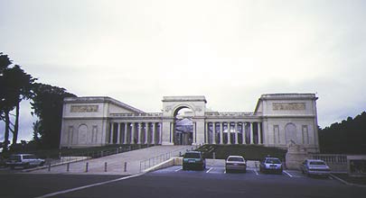 Il complesso monumentale del California Palace of the Legion of Honour, Fine Arts Museums of San Francisco